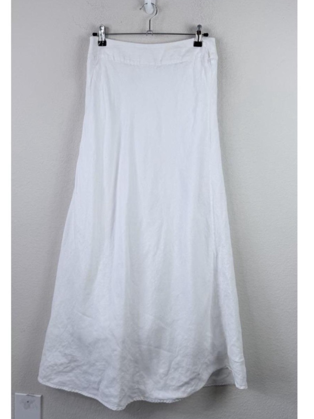 Banana Republic White Linen Maxi Skirt